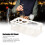 Space-Saving White ABS Bartender Kit Stand for Bar & Home Storage 12