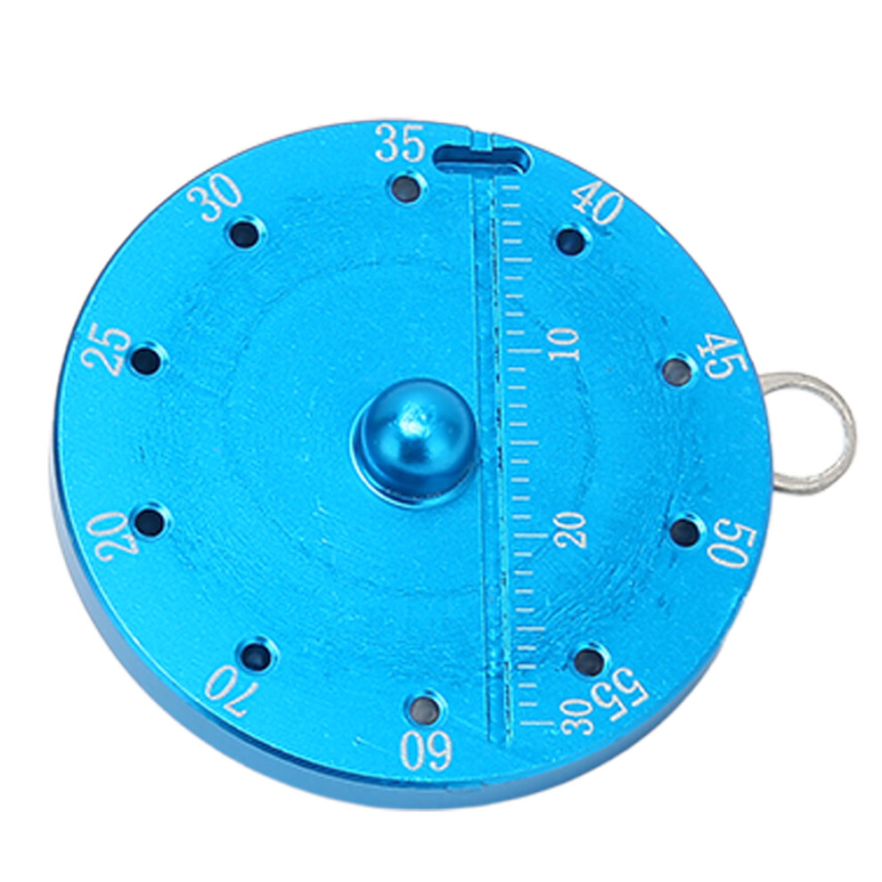 Dental Gutta Percha Cutter Ruler Aluminum Alloy Round Scale For Dental Lab 4641374567742