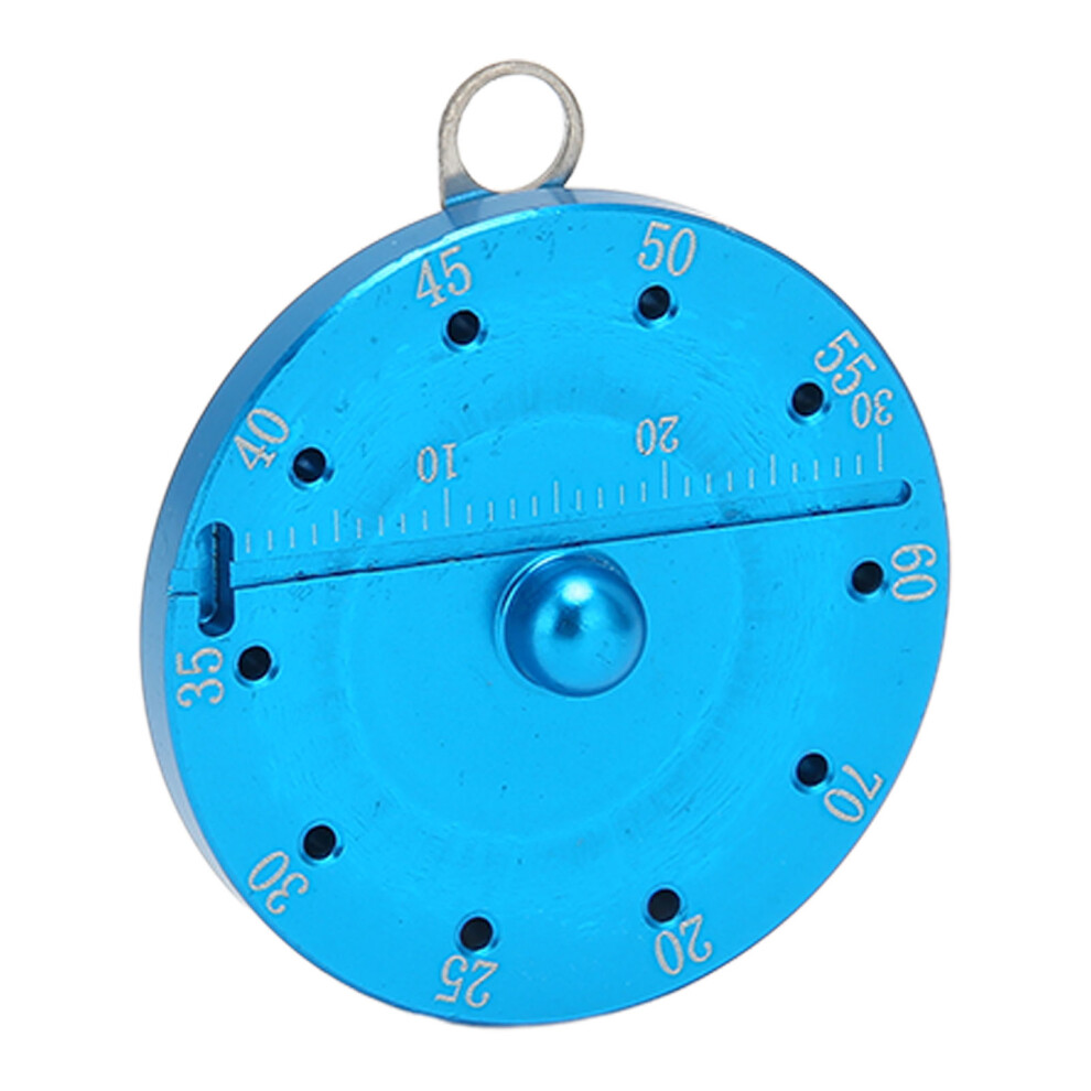 Aluminum Alloy Gutta Percha Cutter Ruler For Dental Lab, Round Measure 8751382800758