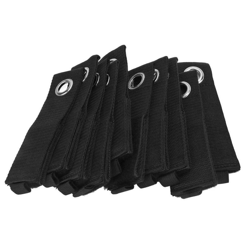 Weatherproof Hook Loop Straps For Extension Cord Storage - 10 Pieces 4611374567837