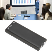 HD Geräuschreduzierung Sprachrecorder 16GB Mini, Schwarz, 192 Stunden Aufnahme