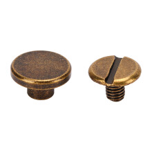 200 Pcs Brass Book Binding Screws 9x5mm Thick Uniform Coating Kit