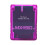 Purple PS2 Game Console Storage Card Reader: Transparent & User-Friendly 2