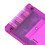 Purple PS2 Game Console Storage Card Reader: Transparent & User-Friendly 5