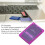 Purple PS2 Game Console Storage Card Reader: Transparent & User-Friendly 9