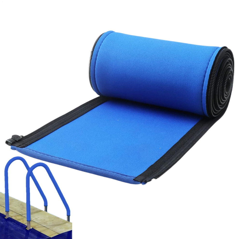Pool Handrail Cover with SlipResistant Grip, HeatResistant Neoprene Sleeve, 70.87x5.91in Universal Fit for Swimming Pools