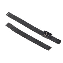 Mesh Woven Stainless Steel Watch Band Adjustable Black 0.31in Strap