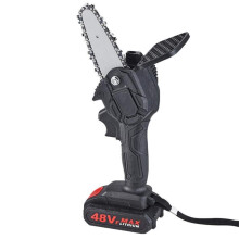 Mini Chainsaw Cordless with 2 Batteries, Rechargeable Handheld Electric Saw for Tree Pruning and Wood Cutting
