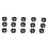 100 STÜCKE 8mm Tauben Identifikation Bein Ringe 9