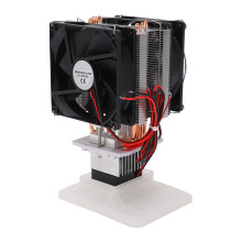 DC 12V Thermoelectric Peltier Cooler Mini Air Conditioner Refrigeration Cooling System Semiconductor Fridge DIY Kit Heat Sink Conduction Module High