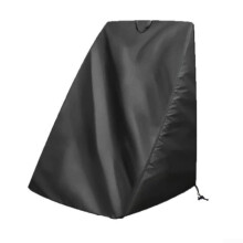 Garden Hose Reel Cover 210D Oxford Weatherproof Windproof Outdoor Protection 66x63x88cm Black