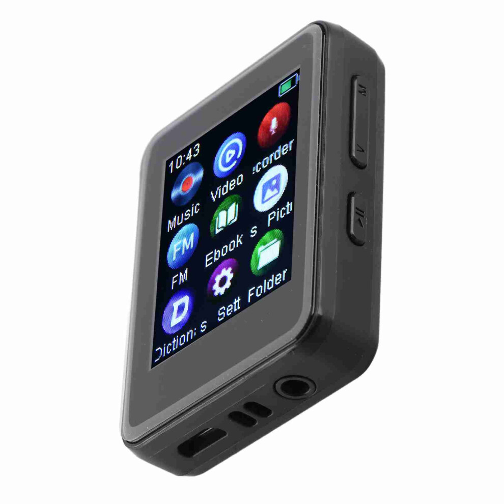 Premium Bluetooth Mp3 Player 128Gb, 1.77" Screen, Fm Radio, Voice Recorder 8251375684964