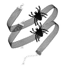 Cat Collar 2Pack Adjustable Bell Spider Design Lightweight SkinFriendly Halloween Christmas Daily Wear