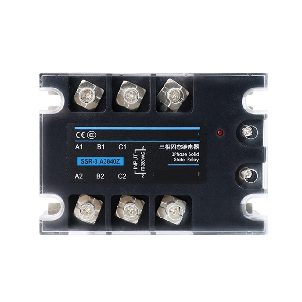 3 Phase Solid State Relay 120A Ssr Module 332V Input 24380V Ac Output For Industrial Control 9189345452208