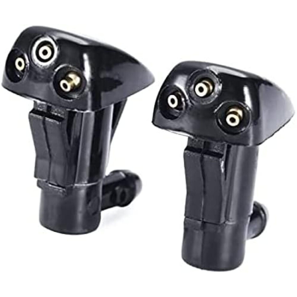 2Pcs Front Windshield Washer Nozzles Dual Spray Replacement For Toyota Corolla Verso 20042009 9382693082459