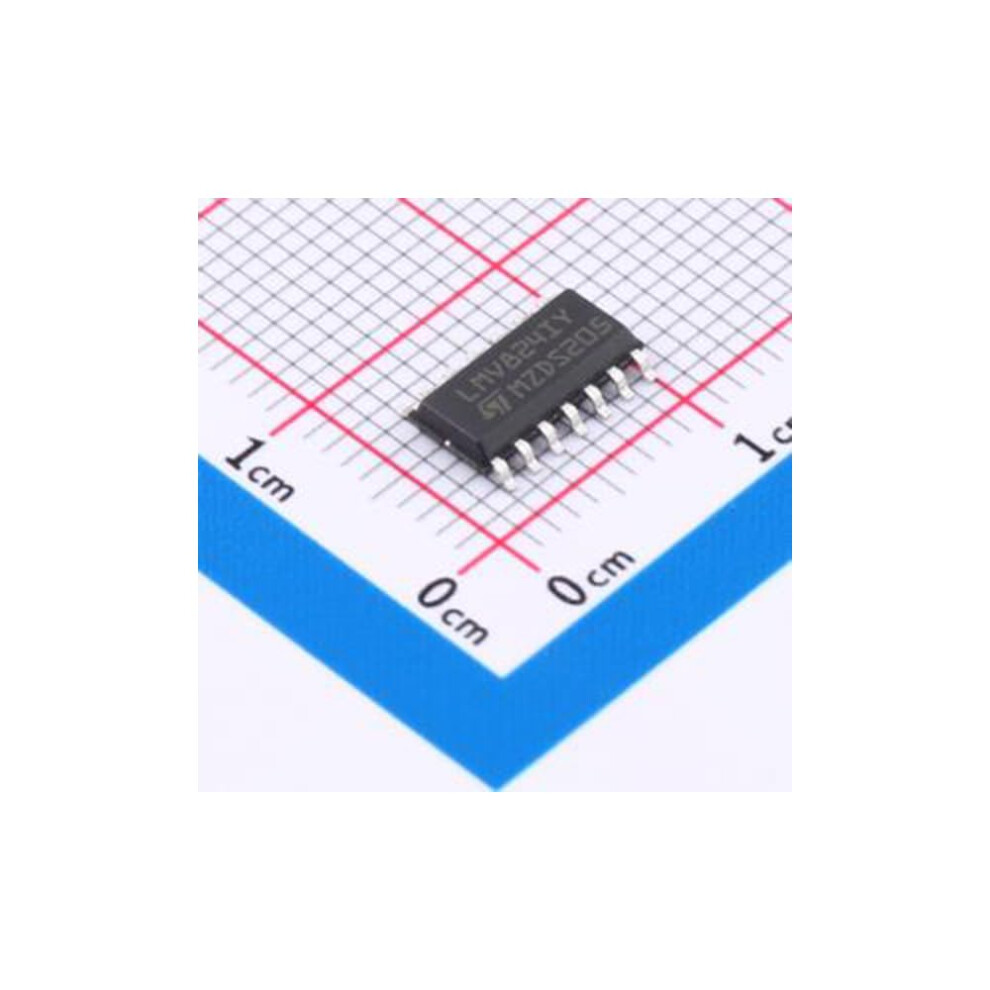 Lmv824iydt Quad Operational Amplifier, Lowvoltage, Railtorail I/O, So14 Package 9426802740493