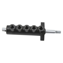 Vanne de pédale de pied pour démonte-pneus pneumatiques, 5 voies, alliage d'aluminium, tige en acier de 8 mm