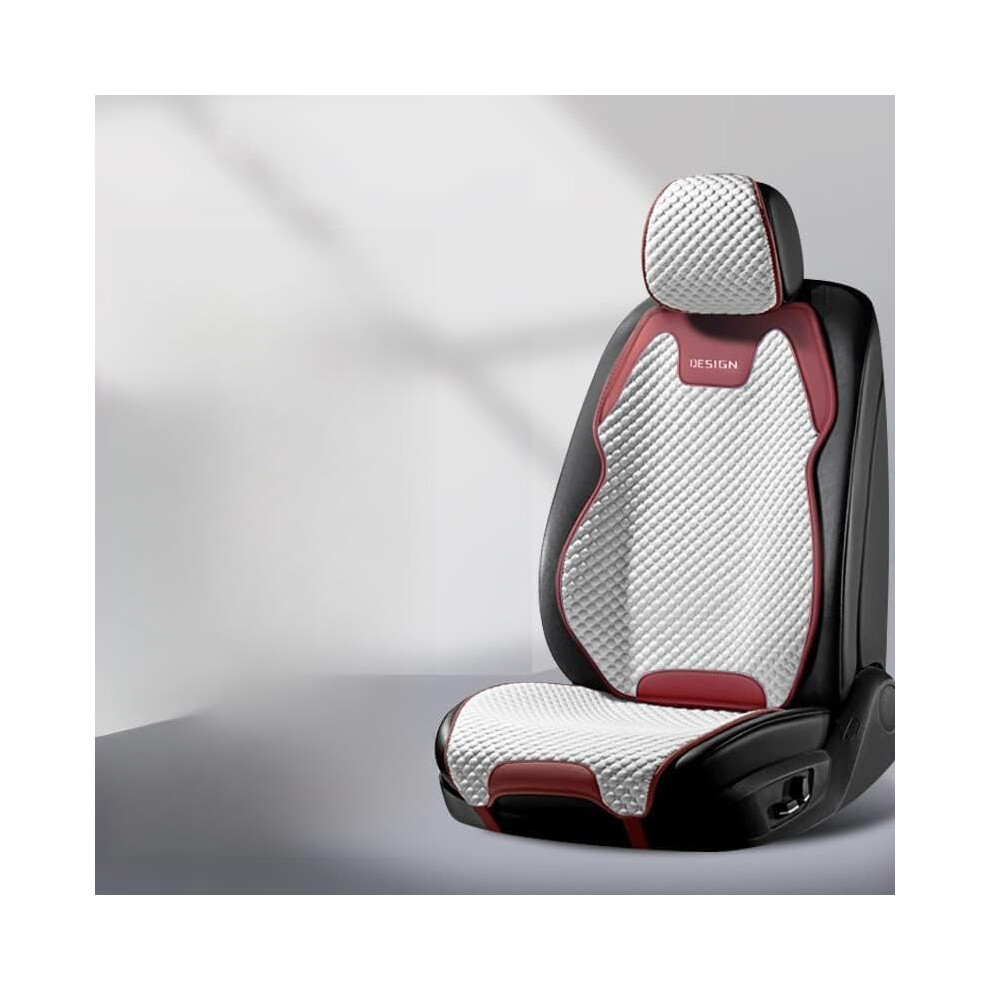 Car Seat Covers Universal Full Set For Mercedesbenz Glc 200, 220D, 250D, 350E Fcell 5Piece Black/Red 9426802740783