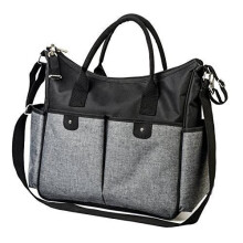 BABYONO CIDADE BOLSA DE FRALDAS MULTIFUNCIONAL COM FORRO PRETO