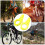 Bike Handlebar Secondary Rest with Lock Ring, Yellow, 66mm 12