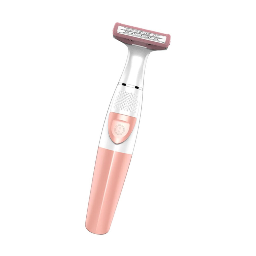 Electric Womens Hair Remover Cordless Painless Body Hair Trimmer For Armpits Legs Face Arms Smooth Skin Pink