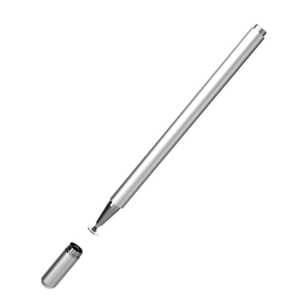 Capacitive Touch Screens Pen For Smartphones Tablets Laptops Smooth Writing Drawing Silver 9426802740967