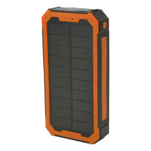36800mAh Solarladegerät mit 36 LEDs, tragbar 165x83x30mm Orange