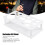 Space-Saving White ABS Bartender Kit Stand for Bar & Home Storage 3
