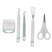 5pcs Vinyl Weeding Set for Scrapbooking & Crafting, Metal & Plastic Tools