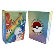60Pcs Anime Karten Set Englisch Cartoon Spiel