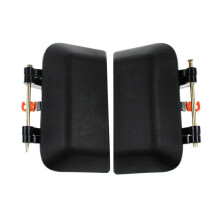 1 Paire de PoignéE ExtéRieure de Porte ArrièRe Gauche Droite Noire pour Compass 2007-2016 5115826AF 5115826AE 5115826AD