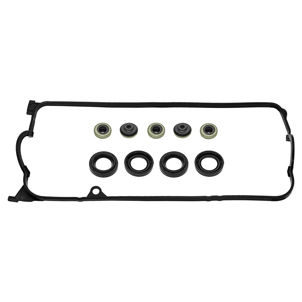 Engine Valve Cover Gasket Set 12341-Plc-000 For 01-05 1.7L Sohc 16V D17a2 D17a1 D17a6 D17a7 Cng 6033808787044