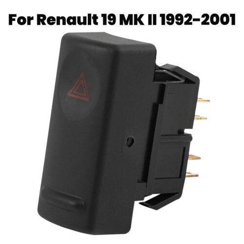Hazard Warning Indicator Light  Button for  19 MK2 II R19 1992-2001 7700817335 1
