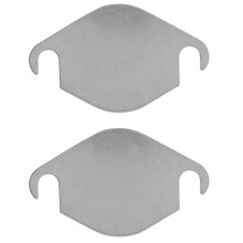 2 Piezas de Placa de ObturacióN de VáLvula de EliminacióN EGR de RecirculacióN de Limpieza de Gases de Escape para  Mk7 PX PX2 BT50 3.2L 2.2L