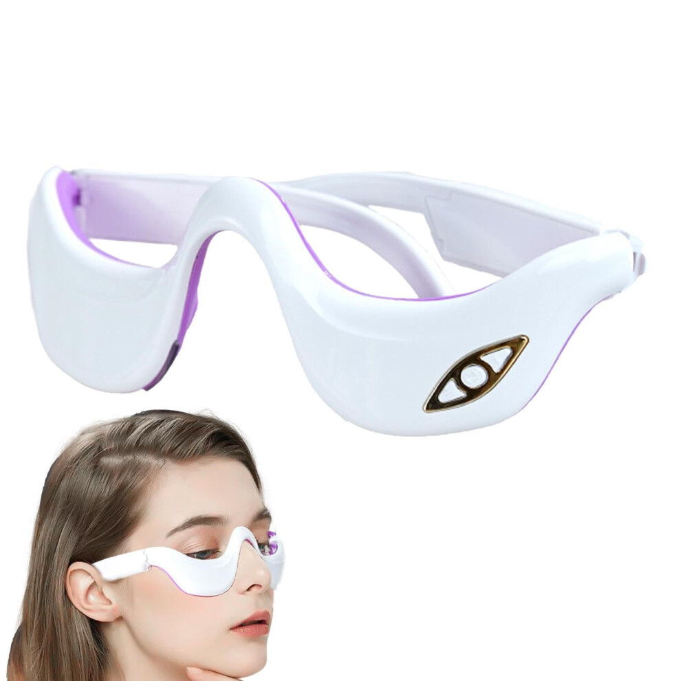 Heated Eye Massager USB Rechargeable Temperature Heat 3 Massage Modes Eye Heating Pad