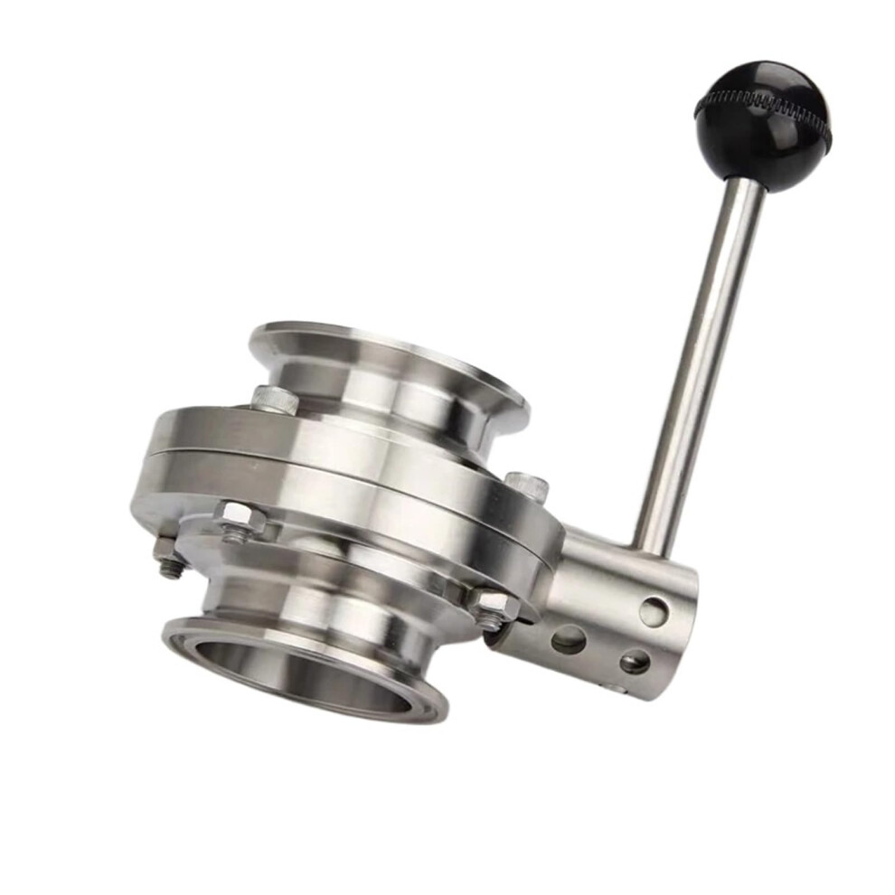 1 Inch 25Mm Ss304 Stainless Steel Sanitary Triple Pinch Valve Leakproof Flow Control 9382693084286