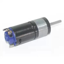 25mm Miniature DC Geared Motor 6V 128RPM Torque Dual Gear Drive for Robotics