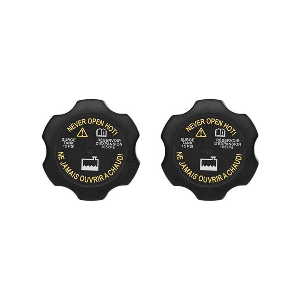 2Pcs Rc98 15075118 Radiator Cap 15 P.s.i. Radiator Surge Tank Cap For Chevy Silverado Sierra Yukon H2 4712920828980