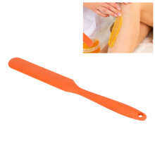 Wiederverwendbare Silikon-Wachsspachtel für Haarentfernung, Orange, 1 Stück