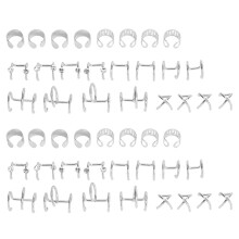 Verguld oormanchetten, oorringen met wikkelmodel, hypoallergene, minimalistische handgemaakte sieraden voor vrouwen, comfortabele clip-on