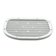 Cat Litter Box Step Elevated Cat Litter Ramp Non Slip Easy Clean Double Layer Trapper Grey Indoor Use For Kittens