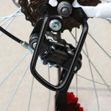 Rear Derailleur Guard Rack 2Pack Stainless Steel, 7mm Shaft, 10.5mm Mount Hole, 66mm Axle Spacing, Black And Silver