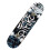 Skateboard 31x8 Inch 7Layer Maple Double Kick Deck Longboard Blue Black White Beginner Friendly 1