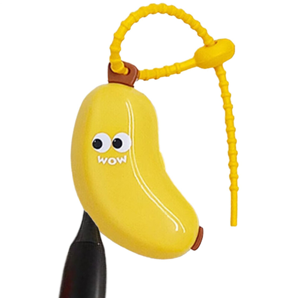 Yellow Toothbrush Covers For Travel Bananashape Portable Travel Toothbrush Cover Dustproof