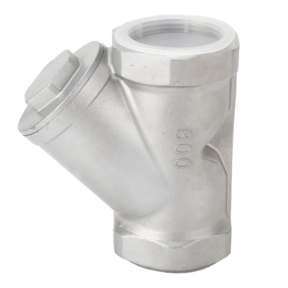 304 Stainless Steel Y Strainer Dn50 Female Thread Filter Valve For Water Oil Gas With Dual Layer Mesh 9382693485854