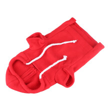 Kleines Tier Hasen Hoodie Warm Weich Hautfreundlich Rotes Sweatshirt für täglichen Spaß