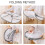 Drying Net For Frying Fishh Folded Mesh Drying Rack With Rot Hook AntiDeform Wool Sweater Hydroponic Buds 4