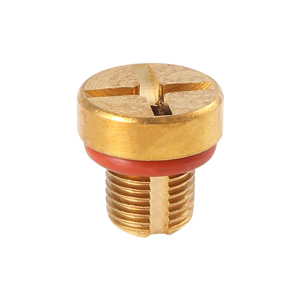 17111712788 Radiator Overflow Coolant Expansion Tank Bleeder Screw For E36 E39 E46 Etc. Gold 4712589416375