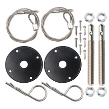 Hood Lock Car Racing Hood Pin Lock Stainless Steel Quick Release Bonnet Lock Clip Kit Universals Modified Accessories