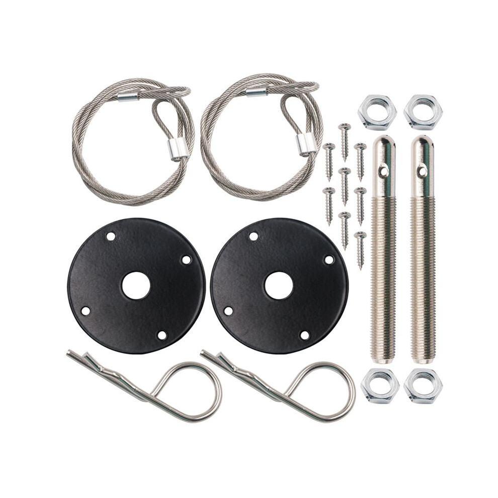 Hood Lock Car Racing Hood Pin Lock Stainless Steel Quick Release Bonnet Lock Clip Kit Universals Modified Accessories 4713205638058